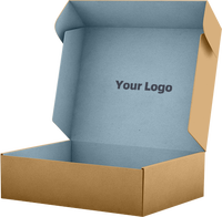 Boîte d'expédition en carton ondulé haut de gamme avec logo personnalisé imprimé, doublure en éponge, pour envoi de colis et cadeaux