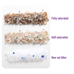 Silika Jel Kedi Kumu Yüksek Emici Kristal Kedi Kumu Renkli Parçacıklar 3-8mm - Product Image 4