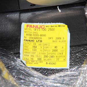 A06B-0285-B000เซอร์โวมอเตอร์3เฟส Fanuc AC - Product Image 4