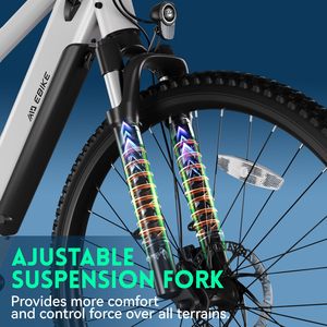 Bicicletta <span class=keywords><strong>Elettrica</strong></span> da Città <span class=keywords><strong>per</strong></span> Adulti TST M612 con Motore Posteriore Brushless da 500W, Batteria al Litio da 36V 7.8Ah, Cambio a 7 Velocità, Display LCD e Telaio in Metallo - Product Image 4