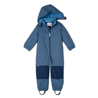 Ensemble deux pièces à capuche pour enfants, combinaison softshell pour printemps-automne avec doublure polaire, vêtements imperméables,