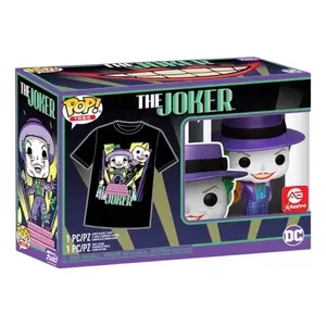 Cho Batman 1989 <span class=keywords><strong>Joker</strong></span> Cho <span class=keywords><strong>Funko</strong></span> Cho <span class=keywords><strong>Pop</strong></span> Hành Động Con Số XS Kích Thước T-Shirt Và Con Số Combo - Product Image 2