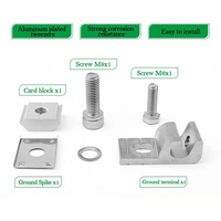 Support de montage de panneau solaire pinces de fixation attaches au sol Support photovoltaïque pour accessoires d'installation de système solaire