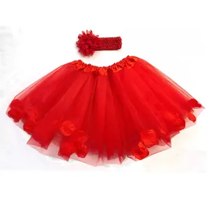 Wholesale Girls' Tutu Skirt Summer 15-Color 3-Layer Ballet Mesh Dance Skirt Half Edge Gauze Shorts Children Aged 7-10 Years