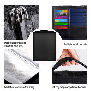 Bolsa de protección de documentos de registro ignífuga e impermeable profesional, Maletín de negocios, bolso, estuche de almacenamiento de archivos de propósito especial - Product Image 4
