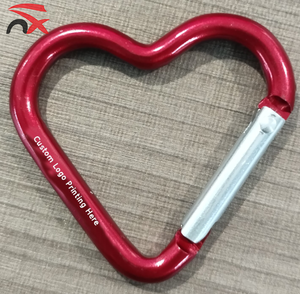 Meilleure vente vente en alliage d'aluminium en forme de coeur minuscule bouton escalade <span class=keywords><strong>mousqueton</strong></span> Clip porte-clés pour la promotion de l'approvisionnement - Product Image 6
