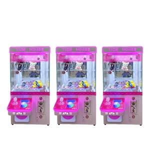 Factory Super Mini Claw Machine Small Coin-Operated <b>Arcade</b> Game Toy Crane Bill Acceptor for Sugarcane for Small Spaces - Product Image 1