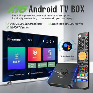 Reproductor Multimedia con Transmisión Gratuita <span class=keywords><strong>de</strong></span> por Vida, Vseebox 4+32GB Super Box X16, Decodificador, Amlogic S905W2 8K, Smart <span class=keywords><strong>TV</strong></span> Box Android - Product Image 1