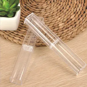 hot sale wholesale price transparent pen box clear promotion beautiful single gift plastic pen box with custom logo