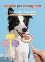 Tapis de léchage en silicone moderne et écologique VaryWell pour l'entraînement des animaux de compagnie - Soulagement de l'anxiété, anti-ennui, multifonctionnel pour chats et chiens