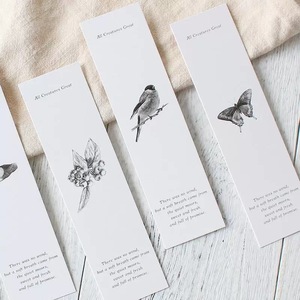Gepersonaliseerde gepersonaliseerde bedrukking logo ontwerp promotionele papieren foto gestanste bladwijzers op maat - Product Image 1