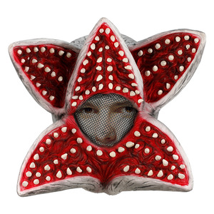 Masque Demogorgon de luxe pour cosplay <span class=keywords><strong>Stranger</strong></span> <span class=keywords><strong>Things</strong></span>, vente en gros d'usine Cyou, pour costume d'Halloween, masque monstre effrayant pour Halloween - Product Image 1