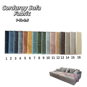 <span class=keywords><strong>Tissu</strong></span> d'ameublement en velours côtelé tricoté en polyester de style luxe <span class=keywords><strong>moderne</strong></span> pour canapé, respirant, résistant à l'usure, facile à nettoyer - Product Image 6