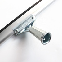 Raclette de sol en aluminium et caoutchouc télescopique outil souple raclette résistant à l'abrasion nettoyage des sols pour cuisine usine directe