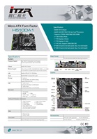 VENTE FLASH Carte mère H510 M.2 Esonic LGA 1200 pour ordinateur de bureau, carte mère DDR4 1000M MATX pour processeurs de 10e et 11e génération