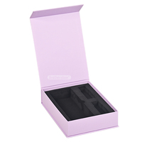 Boîte cadeau magnétique de luxe personnalisée avec impression couleur intégrale, emballage cosmétique en forme de coquille avec insert en mousse