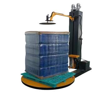 Spoel Plastic Cabel Stretch Film Wikkelmachine/Luchthaven Bagage Folie Verpakkingsmachine/Bagage Film Pallet Wikkelmachine - Product Image 4