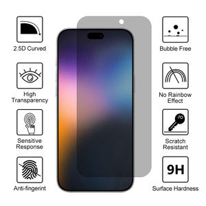 ฟิล์มกระจกนิรภัยป้องกันการมองเห็นจากด้านข้าง สำหรับ iPhone 17 Pro Max 17Pro  แบบใส HD  สำหรับ iPhone 17Air 16E อุปกรณ์เสริมโทรศัพท์ - Product Image 3