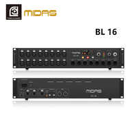Console de mixage audio professionnelle 16 canaux avec écran tactile 10,1 pouces, 16 préamplis MIDAS (+48V), horloge interne 48 kHz
