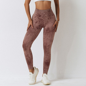 Nuove donne di controllo Tye senza soluzione di continuità sollevare i pantaloni da Yoga alla anca Leggings Fitness a <span class=keywords><strong>Vita</strong></span> <span class=keywords><strong>Alta</strong></span> - Product Image 5