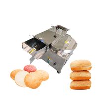Machine professionnelle à découper les pains à hamburger, trancheuse à pain à hamburger, coupe-pain pour boulangerie
