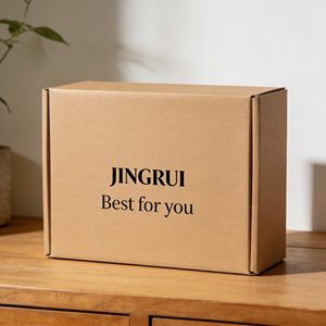 Cajas de Cartón para Envíos Personalizadas con Logotipo Impreso en Blanco, Cajas de Embalaje Ecológicas para Regalos - Product Image 1
