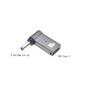 Adaptor Laptop Universal, Adaptor PD 18.5 W USB-C Tipe C 100 V Ke 20V untuk Laptop