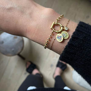 Colliers en acier inoxydable 316L sur mesure, plaqués or 14K et 18K PVD, bijoux fins, pendentifs à clip en zircon pour femmes - Product Image 3