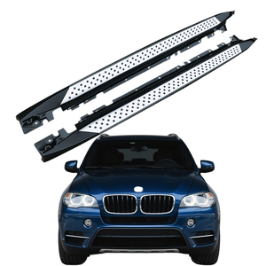 JOESHIER <b>Pedal</b> Type <b>Car</b> Accessories Side Steps SUV Running Board BMW X5 E70 2007-2013 Aluminium Alloy Protection Luxury - Product Image 3