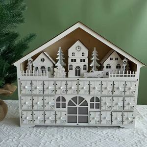 24-Day Christmas Countdown Calendar <b>Numbered</b> Calendar Ornament Home Decor Craft Piece - Product Image 3