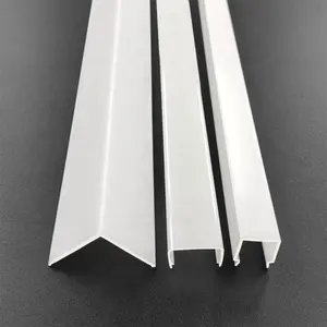 Striola Milk White Environment-Friendly <strong>Fluorescent</strong> <strong>Light</strong> Fixture Pc Plastic Lamp <strong>Cover</strong> - Product Image 3