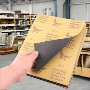 Juego <span class=keywords><strong>de</strong></span> Papel <span class=keywords><strong>de</strong></span> <span class=keywords><strong>Lija</strong></span> <span class=keywords><strong>de</strong></span> Carburo <span class=keywords><strong>de</strong></span> Silicio Impermeable para Uso en Seco y Húmedo con Grano 60, Personalizable OEM - Product Image 2