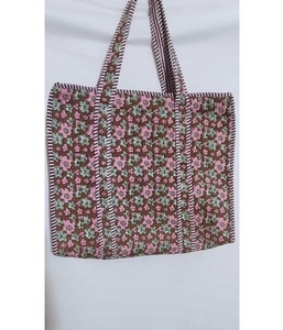 Sac fourre-tout en coton premium fait main avec broderie bohème ouverte, design personnalisé pour le shopping quotidien et les voyages - Product Image 2