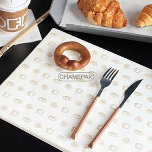 Papel de Envolver para Alimentos con Logotipo Personalizado, Papel Antigrasa para Sándwiches y Hamburguesas, Biodegradable, Recubierto de PE para Alimentos, Empaquetado con Logotipo Personalizado - Product Image 5