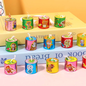 Tambour grenouille lumineux en carton, jouet à hochet pour enfants de 2 à 4 ans, jouet lumineux à LED - Product Image 3