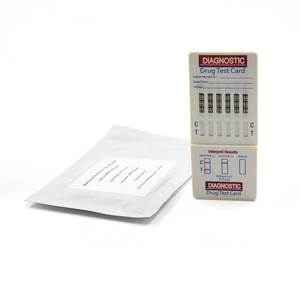 Kit de Prueba de <span class=keywords><strong>Drogas</strong></span> en Orina, Kits de Prueba de Orina DOA, Panel de Prueba de Orina para THC, COC, AMP, BAR, BZO, MOP, Tarjeta de Prueba de Orina - Product Image 6