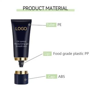 Özel baskı 20ml 50ml 60ml 100ml 150ml plastik sıkmak Oval tüp çok fonksiyonlu güneş kremi ambalaj güneş koruyucu BB krem tüpü - Product Image 5