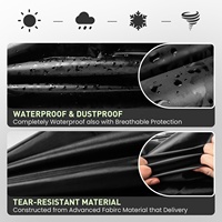 Amrta Housse de protection imperméable en nylon pour sac de golf, avec logo personnalisé, noire, type parapluie, pour sacs de golf à chariot, 50x55cm, convient à la plupart des sacs de golf