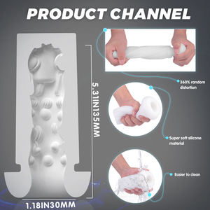 LIL Mermaid Masturbador Masculino Elétrico Realista, Brinquedo Sexual com Vibração, Sucção, Copo Automático de Estimulação, À Prova D'água, Modelo com Bateria de 60min - Product Image 5
