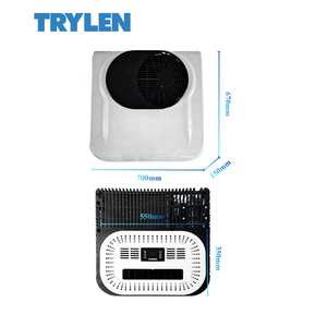 Nouveau climatiseur de toit de 12 volts de conception pour des caravanes et des camions de rv 24V système de C.A. mobile - Product Image 4