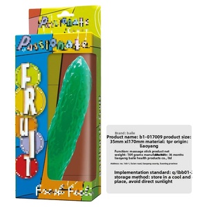 Jouet anal à ventouse en forme de concombre pour femmes, modèle de godemiché, jouet sexuel pour adultes, masturbateur vert, plug anal - Product Image 2