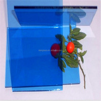 Panneaux de fenêtres et de portes en verre flotté réfléchissant teinté coloré de 4 mm et 10 mm