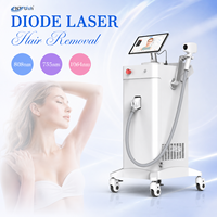 Épilation au laser diode 808 nm professionnelle, rajeunissement de la peau, machine d'épilation au laser 3 en 1