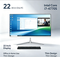 Toptancılar Monoblock I7 Masaüstü Bilgisayar Oyun Bilgisayarı 16GB RAM 512GB Windows 10 Hepsi Bir Arada Barebone Bilgisayar