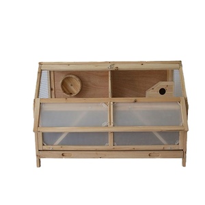 Hot Sale Qualität Holz Pet House Kleiner Zucht käfig für Hamster und Meers chweinchen Solid Animal Pattern <span class=keywords><strong>Outdoor</strong></span> Style für Hunde - Product Image 1