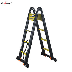 Nhà Máy <span class=keywords><strong>6.4M</strong></span> Chất Lượng Cao New Kính Thiên Văn Thang Gấp Đa Năng Nhôm Thang Có Thể Gập Lại 330lbs - Product Image 4