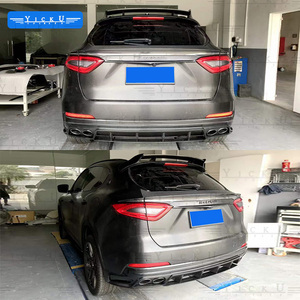 YICKU Kit carrozzeria PK Top Ranking per Maserati Levante in fibra di carbonio Body Kit zigolo anteriore Tuyere diffusore posteriore alettone <span class=keywords><strong>superiore</strong></span> <span class=keywords><strong>2016</strong></span> + - Product Image 3