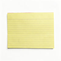 Bloc-notes jaune scolaire 217 x 163 mm, 80 feuilles lignées, pour les devoirs des élèves, les notes et l'utilisation en classe
