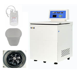 Centrífuga <span class=keywords><strong>Refrigerada</strong></span> <span class=keywords><strong>para</strong></span> Bolsas <span class=keywords><strong>de</strong></span> <span class=keywords><strong>Sangre</strong></span> <span class=keywords><strong>de</strong></span> Gran Capacidad, 6 x 1200 ml, con Control <span class=keywords><strong>de</strong></span> Temperatura, 6000 RPM, Pantalla Táctil LCD, CE - Product Image 1