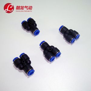 Acoplamiento Neumático de Conexión Rápida Tipo T Reductor Zhaolong PW6 4 8 6 10 8 12 10 - Product Image 1